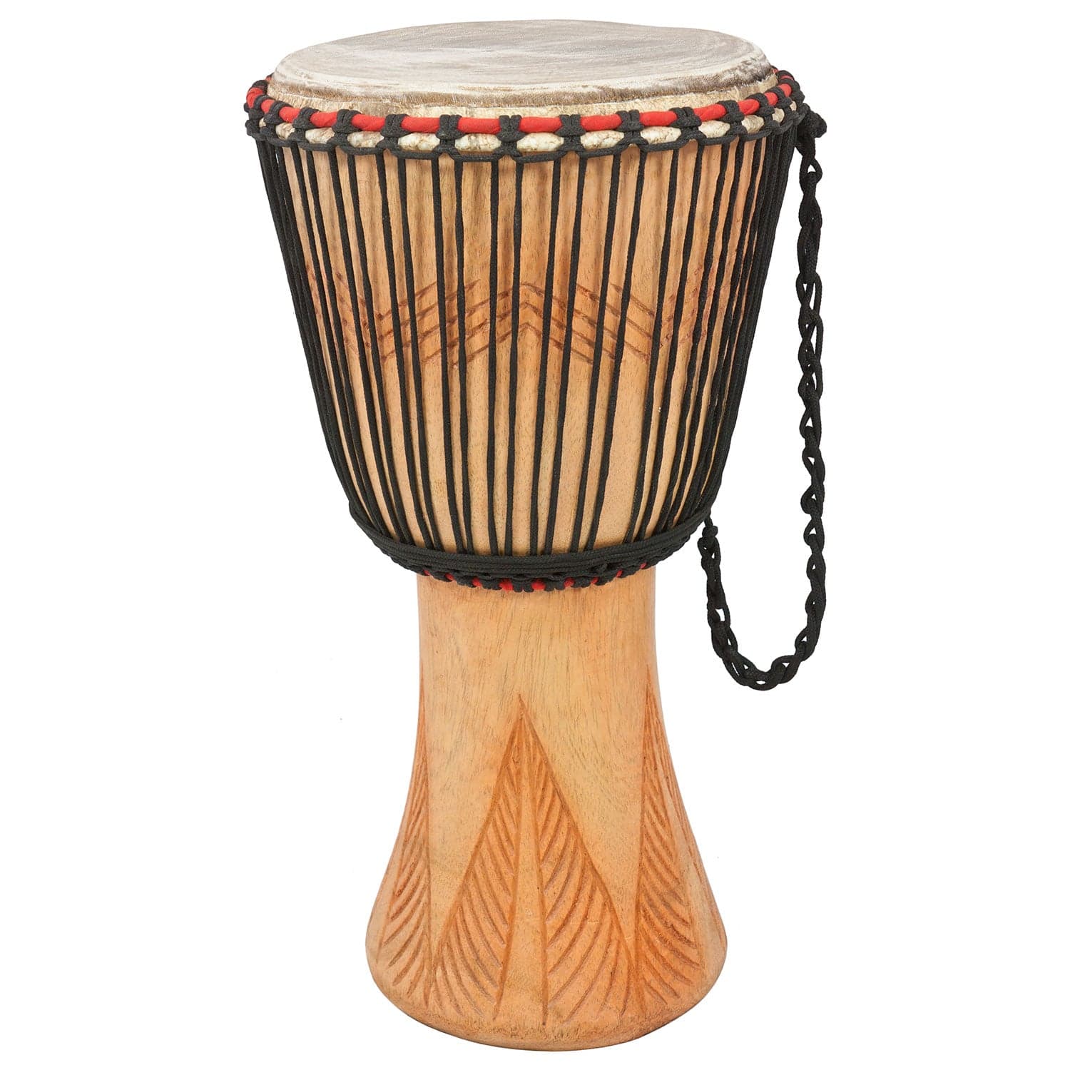 Ghanaian rope-tuned djembe